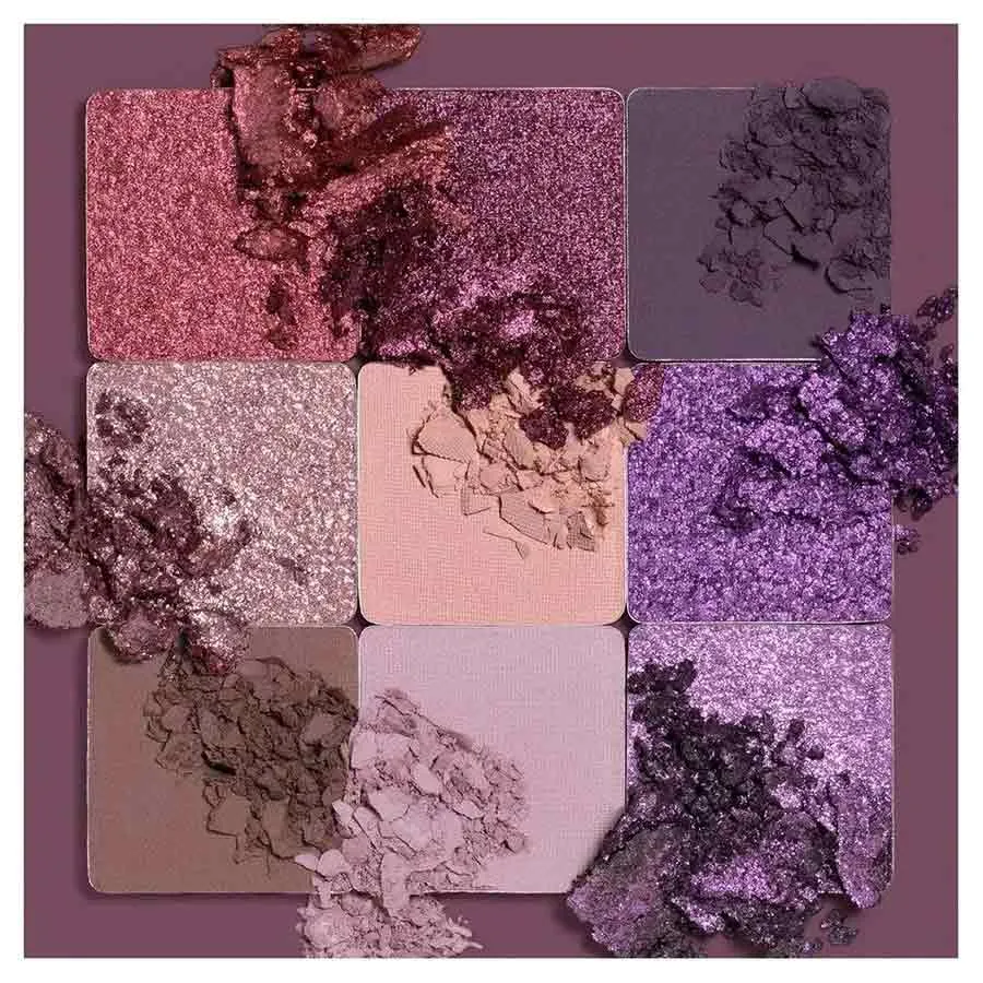 Bảng Phấn Mắt Huda Beauty Haze Obsessions Palette Purple 9 Ô - Ảnh 2