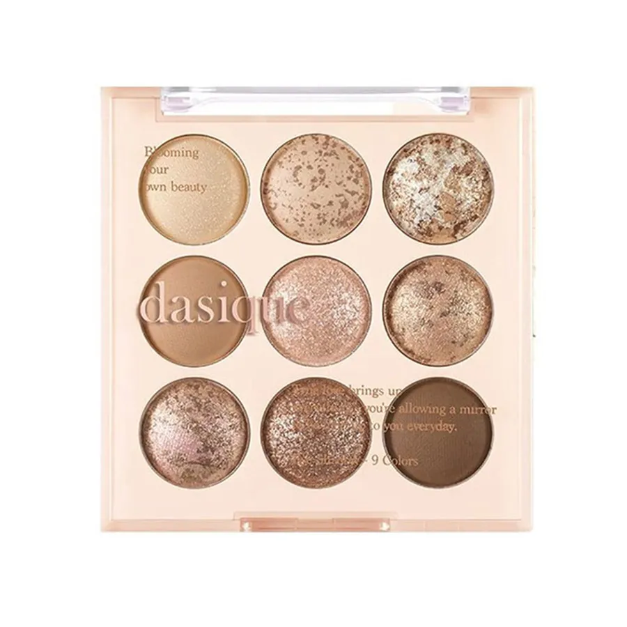 Bảng Phấn Mắt 9 Ô Dasique Shadow Palette 21 Almond Vanilla