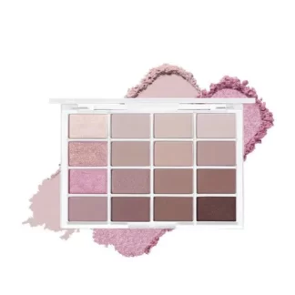 Bảng Phấn Mắt Wakemake Soft Blurring Eye Palette 16 Ô Tone 02 Lively Blurring