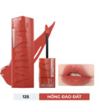 Son Bóng Maybelline 125 Keen - Hồng Đào Đất 4.2ml