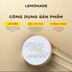 Combo Lemonade Phấn Nước A02 Natural 15g + Chì Kẻ Mày 2 Đầu 01 Nâu Đậm 2g+2ml