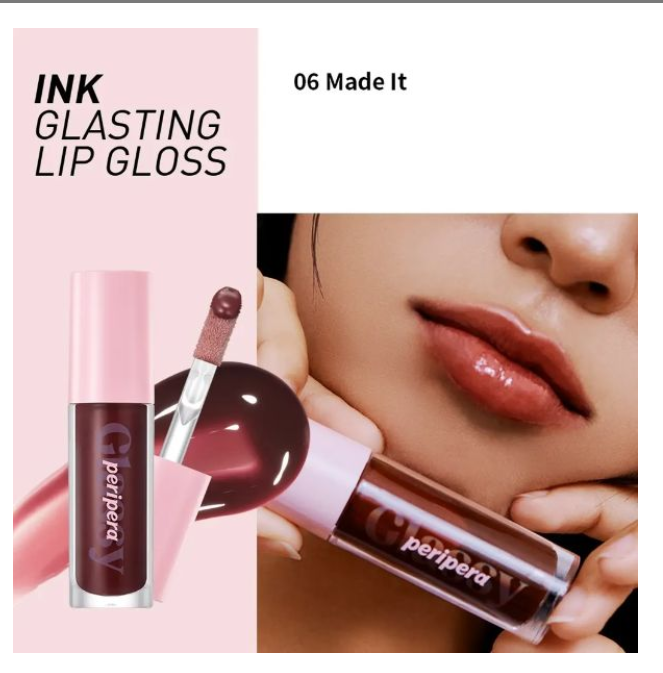 Son Tint Peripera Ink Glasting Lip Gloss - 06 Made It - Ảnh 3