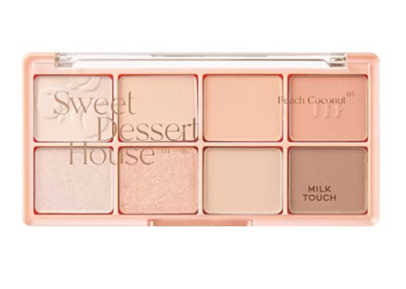 Phấn Mắt Milk Touch Be My Sweet Dessert House Palette - 05 Peach Coconut