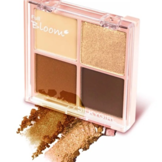 Phấn Mắt Silkygirl Full Bloom Shadow Quad 4 Ô Có Nhũ - Màu Sắc:01 Dazzling Lily