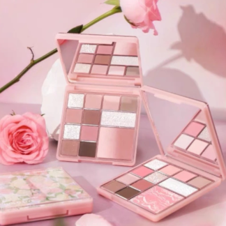 Bảng Phấn Mắt HOLD LIVE 12 Ô Vườn Hoa, Hoa Khô Kèm Má Hồng/Highlight Secret Garden Bowsotre HL755