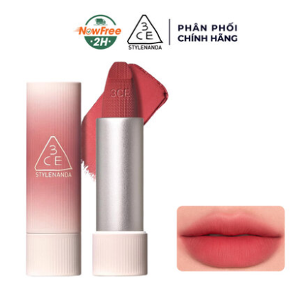 Son Thỏi 3CE Mềm Môi 07 Knit - Hồng Khô