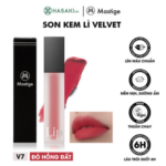 Son Kem Lì Mastige Velvet Lâu Trôi Màu V7 Đỏ Hồng Đất