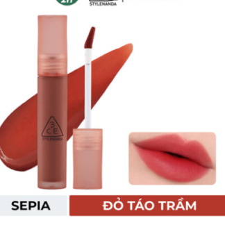 Son Kem Lì 3CE Sepia - Đỏ Táo Trầm