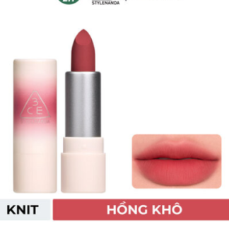 Son Thỏi 3CE Mềm Môi 07 Knit - Hồng Khô