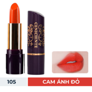 Son Thỏi Naris Cosmetics Mịn Môi 105 - Cam Ánh Đỏ