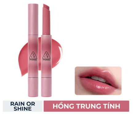 Son Thỏi 3CE Căng Bóng Rain Or Shine
