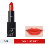 Son Lì B.O.M #802 My Cherry Red - Đỏ Cherry