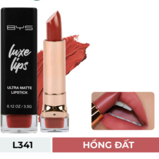 Son Thỏi Lì BYS Mịn Môi L341 Idolise - Hồng Đất