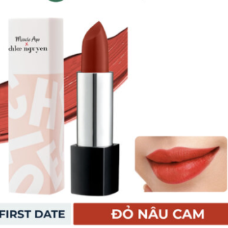 Son Thỏi Miracle Apo x Chloe Nguyễn Màu Đỏ Nâu Cam