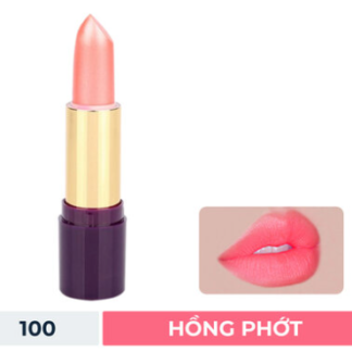 Son Thỏi Naris Cosmetics Mịn Môi 100 - Hồng Phớt
