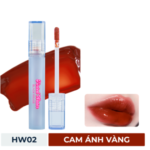 Son Bóng Black Rouge HW02 Casual Burnt - Cam Ánh Vàng