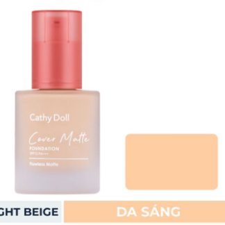 Kem Nền Cathy Doll Mịn Lì 02 Light Beige -